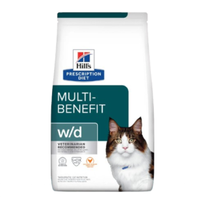 Hills - w/d - Alimento medicado gato adulto para control de glucosa, peso y digestión
